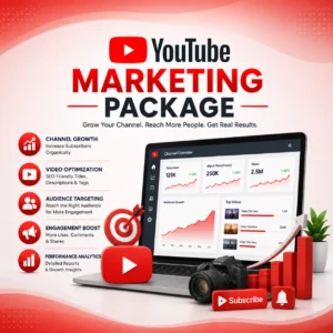 YouTube marketing package